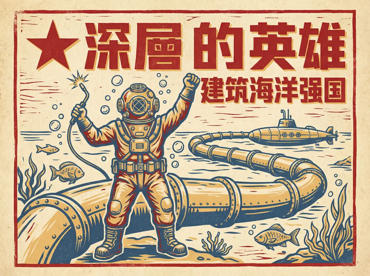 深海焊接师王涛同志，水下建设的劳动模范 - 51网